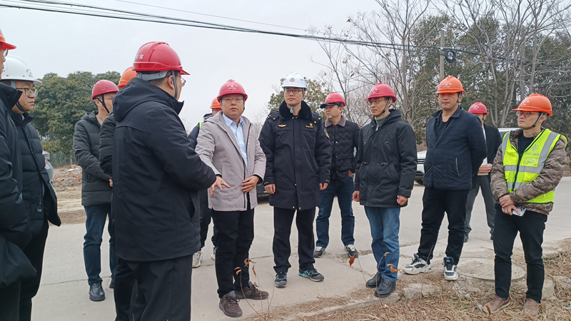 武进区交通部门开展在建工程节前安全检查