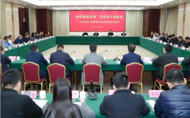一线淬炼强本领 青春奋斗谱新篇 全区年轻干部座谈交流会