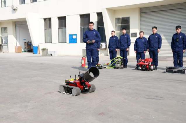 洛阳镇开展“厂中厂”全要素消防救援实战演练