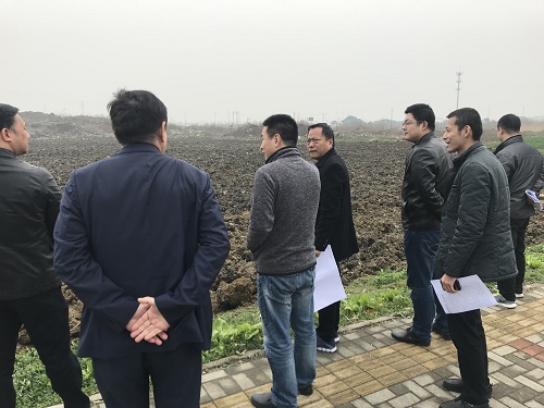 常州市国土资源监察支队对雪堰镇2017年度卫片整改情况进行现场验收3.1_副本.jpg